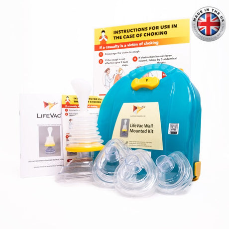 Hazkit - BUNDLE AND SAVE - Combo LifeVac® Travel + Wall Mounted Kit Anti - choking Device - Lifevac Europe