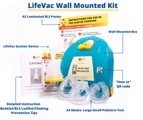 Hazkit - BUNDLE AND SAVE - Combo LifeVac® Travel + Wall Mounted Kit Anti - choking Device - Lifevac Europe
