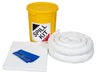 Hazkit - Depot Site Oil and Fuel Spill Kit in Yellow Drum - Treats 35 Litres - Fentex