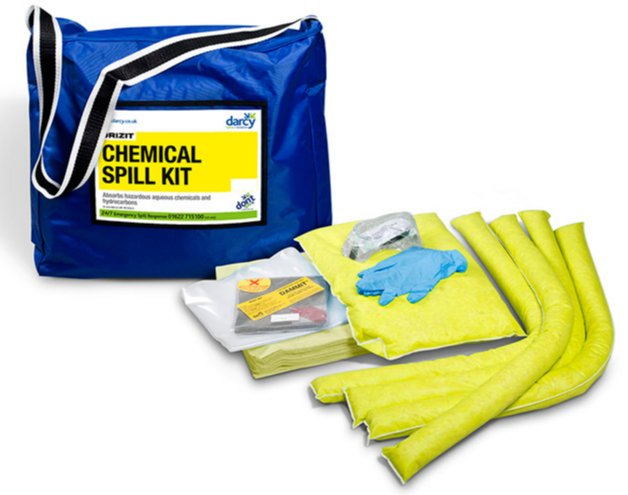 Hazkit - Drizit Portable Satchel Chemical Spill Kit - Treats 40 Litres - Drizit