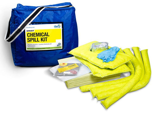 Hazkit - Drizit Portable Waterproof Bag Chemical Spill Kit - Treats 68 Litres - Drizit