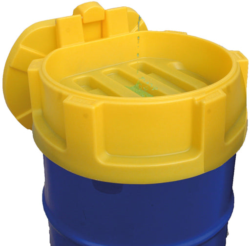 Hazkit - Drum Funnel with Lid - Spill Free Filling of Drums - Built In Debris Strainer - Fentex