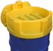 Hazkit - Drum Funnel with Lid - Spill Free Filling of Drums - Built In Debris Strainer - Fentex