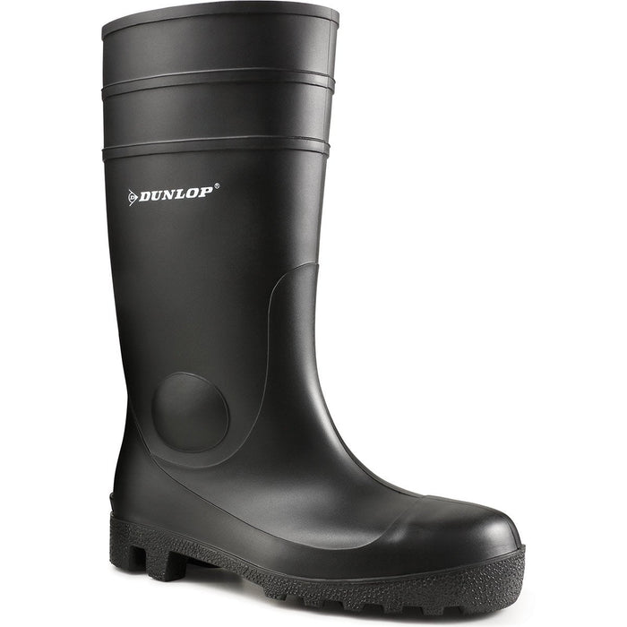 Hazkit - Dunlop Protomastor Black S5 Safety Wellington Boots - Anti Static Oil Resistant - Dunlop