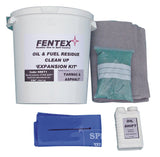 Hazkit - Expansion Pack 2.5m2 - Tarmac and asphalt Oil Stain and Residue Cleaning Kit - Fentex
