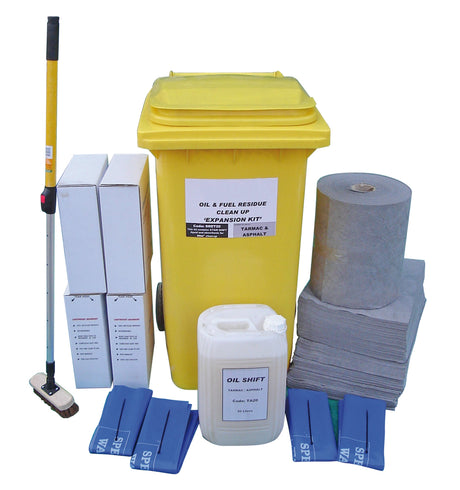 Hazkit - Expansion Pack 50m2 - Tarmac and Asphalt Oil Stain and Residue Cleaning Kit - Fentex
