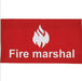 Hazkit - Fire Marshal Velcro Red ID Armband - Hazkit