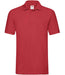 Hazkit - Fruit Of The Loom Premium Polo Shirt - Red - SS255 - Fruit of the Loom