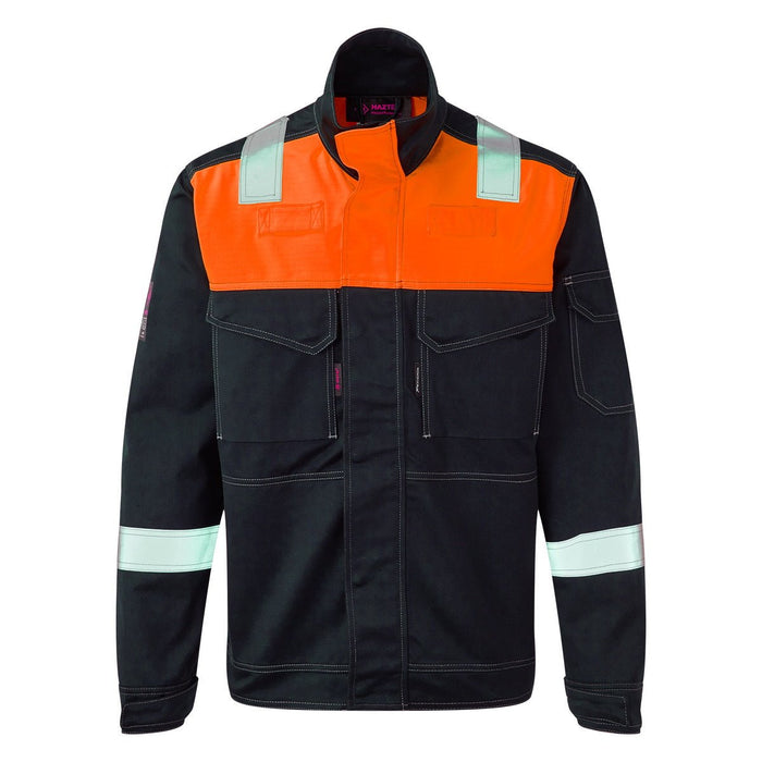 Hazkit - HAZTEC® KELVIN Flame Resistant Anti-Static Arc Flash Hi Vis Jacket - Yellow or Orange - HAZTEC