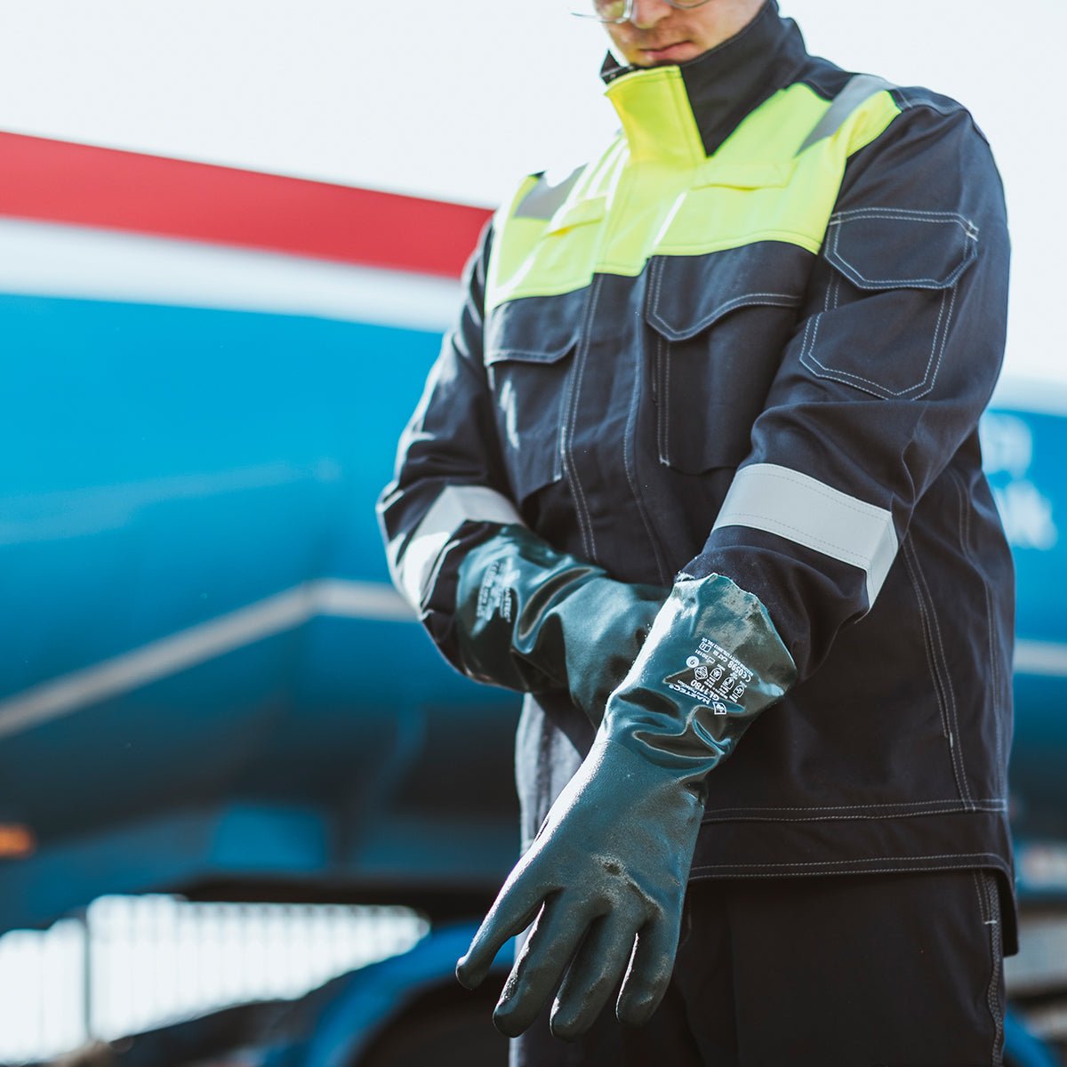 Hazkit - HAZTEC® KELVIN Flame Resistant Anti - Static Arc Flash Hi Vis Jacket - Yellow or Orange - HAZTEC