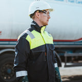 Hazkit - HAZTEC® KELVIN Flame Resistant Anti - Static Arc Flash Hi Vis Jacket - Yellow or Orange - HAZTEC