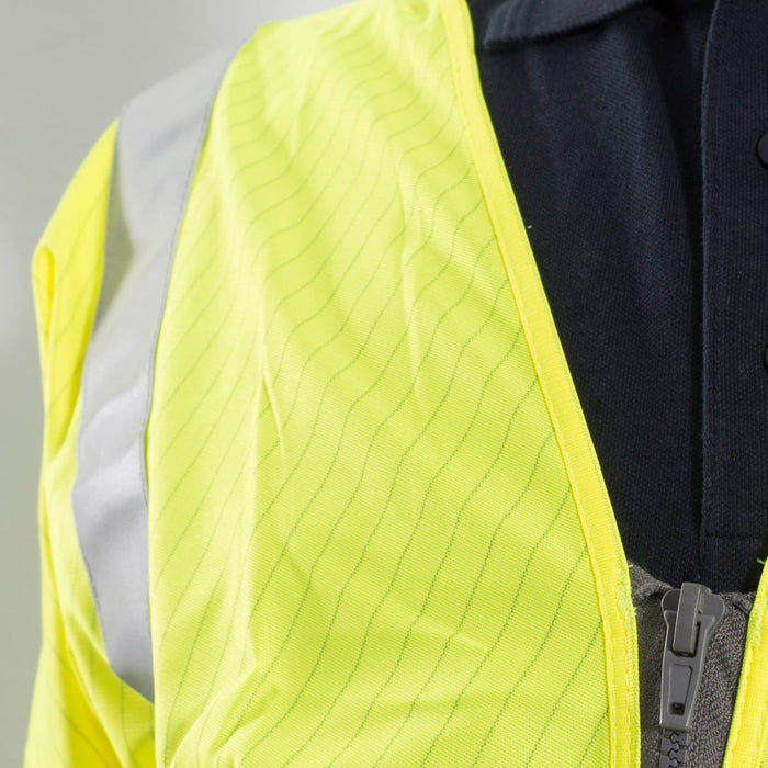 Hazkit - HAZTEC® Loreto FR AS Inherent Long Sleeved Hi-Vis Waistcoat - HAZTEC