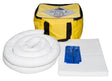 Hazkit - Hi Vis Portable Oil & Fuel Spill Kit in Cube Bag - Treats 35 Litres - Fentex