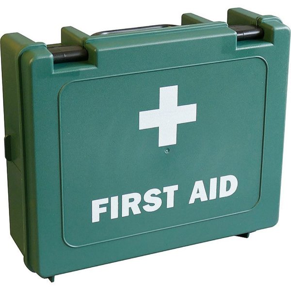 Hazkit - HSE Compliant 1-10 Person Economy First Aid Kit - Portable Hard Case - Hazkit