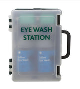 Hazkit - HSE Deluxe Wall Mounted Eyewash Station - Includes 2 x 500ml Eyewash and Pads - Reliance Medical