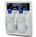 Hazkit - HSE Wall Mounted Eyewash Station with Mirror. Includes 2 x 500ml Sterile Eyewash - HypaClens