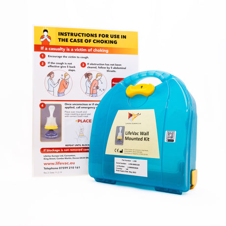 Hazkit - LifeVac® Anti - choking Device Accessory - Replacement Wall Mount Box (No Kit) - Lifevac Europe