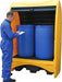 Hazkit - Lockable Covered Bunded Pallet with Roller shutter Doors - 2 x 205l Drum Capacity - Fentex