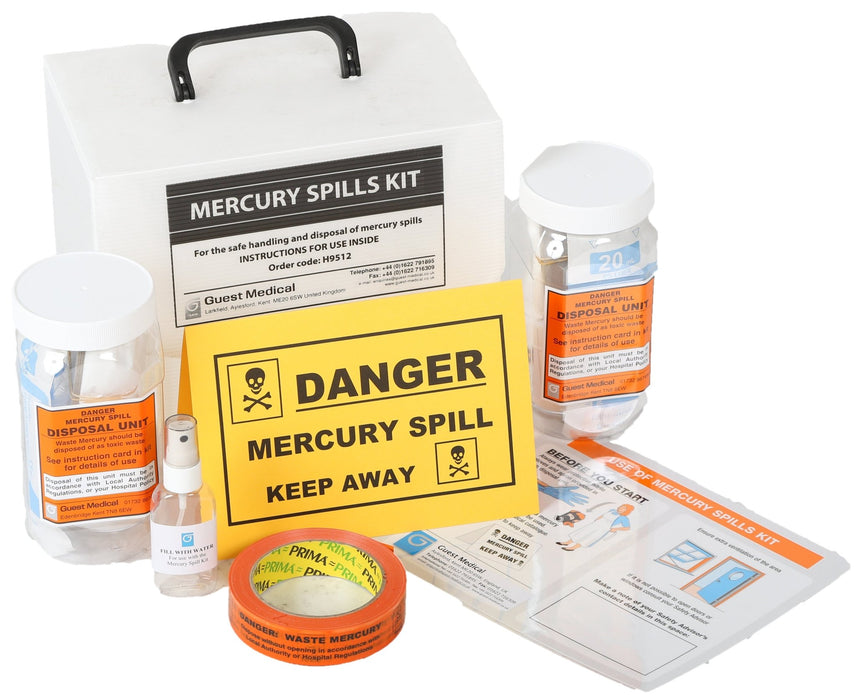 Hazkit - Mercury Spill Kit - Small Spill handling and Disposal Kit - Fentex