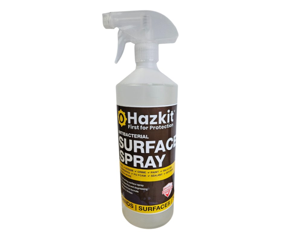 Hazkit - Multipack 1L De - Greasing Antibacterial Surface Spray - Safe on Hands, Machinery, Surfaces - Fentex