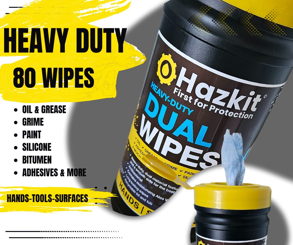 Hazkit Buy Multipack x 80 Heavy Duty Dual Texture Wipes - Hands, Tools ...