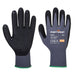 Hazkit - Pack of 5, 10 or 50 - Portwest DermiFlex Plus Enhanced Grip Nitrile Coated Work Gloves - A351 - Portwest