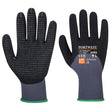 Hazkit - Pack of 5, 10 or 50 - Portwest DermiFlex Ultra Plus Grip Nitrile Coated Work Gloves - A353 - Portwest