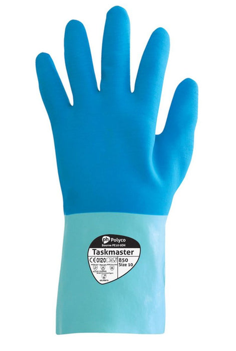 Hazkit - Polyco Taskmaster Chemical Resistant Gauntlet Gloves 850 - Polyco