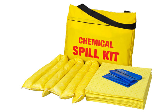 Hazkit - Portable Chemical Spill Kit in Satchel - Treats 25 or 45 Litres - Fentex