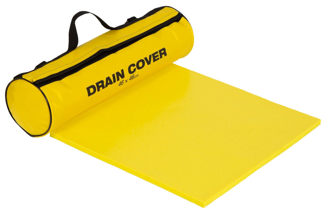 Hazkit - Portable Reusable Urethane Heavyweight Drain Cover in Holdall - Multiple Sizes - Fentex