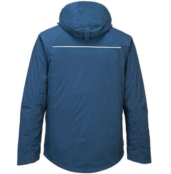 Hazkit - Portwest DX460 Extreme Waterproof Insulated Winter Jacket - Blue - Portwest