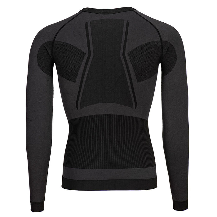 Hazkit - Portwest Dynamic Air Moisture Wicking Insulated Baselayer - Charcoal B173 - Portwest