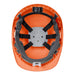 Hazkit - Portwest Endurance Visor Safety Helmet - Vented Wheel Ratchet Short Peak - Orange PW55 - Portwest