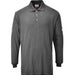 Hazkit - Portwest FR10 Modaflame Flame Retardant Anti Static Long Sleeve Polo Shirt - Grey - Portwest