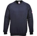 Hazkit - Portwest FR12 Modaflame Flame Resistant Anti Static Sweatshirt - Navy - Portwest