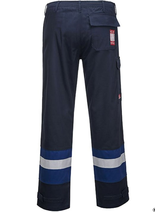 Hazkit - Portwest FR56 Bizflame Plus Flame Retardant Anti Static Trousers - Navy Blue - Portwest