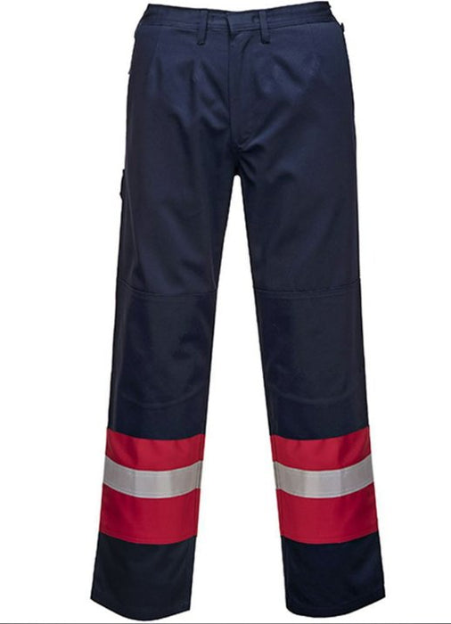 Hazkit - Portwest FR56 Bizflame Plus Flame Retardant Anti Static Trousers - Royal Red - Portwest