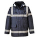 Hazkit - Portwest Iona Lite Reflective Waterproof Cold certified up to -40°C Traffic Jacket - Navy - S433 - Portwest