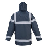 Hazkit - Portwest Iona Lite Reflective Waterproof Cold certified up to - 40°C Traffic Jacket - Navy - S433 - Portwest