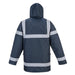 Hazkit - Portwest Iona Lite Reflective Waterproof Cold certified up to -40°C Traffic Jacket - Navy - S433 - Portwest