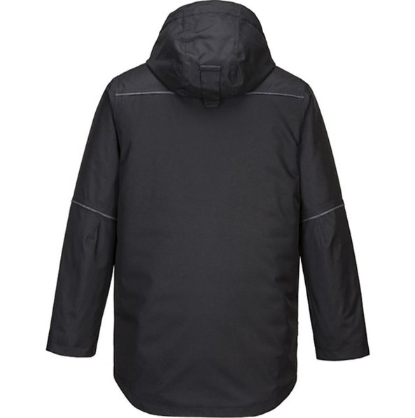 Hazkit - Portwest KX360 Extreme Waterproof Thermal Winter Parka Jacket - Black - Portwest