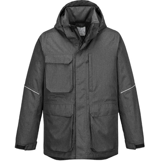 Hazkit - Portwest KX360 Extreme Waterproof Thermal Winter Parka Jacket - Grey - Portwest