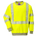 Hazkit - Portwest Modaflame Arc Flame Resistant Anti Static Hi Vis Sweatshirt - Yellow FR72 - Portwest