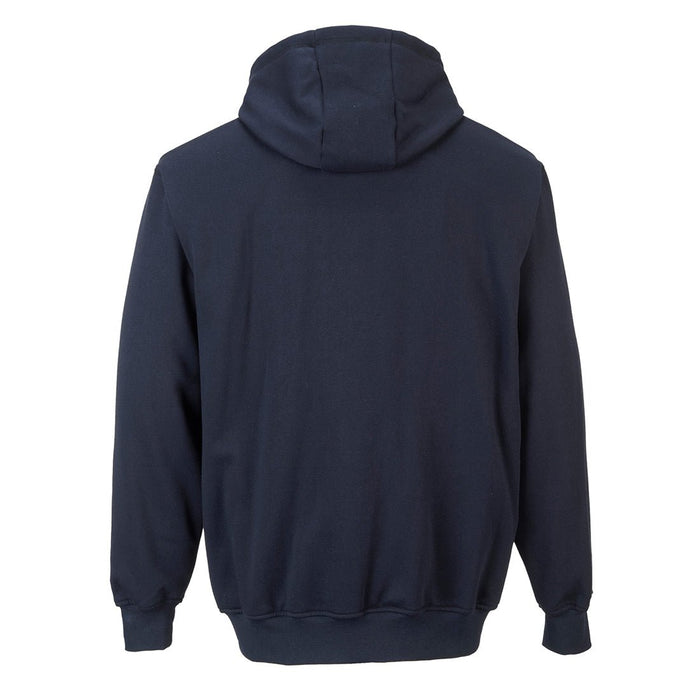 Hazkit - Portwest Modaflame Arc Flame Resistant Zip Hooded Sweatshirt - Navy FR81 - Portwest