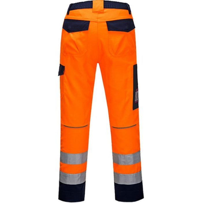 Hazkit - Portwest MV36 Modaflame HVO Multi Inherent Flame Resistant Anti Static Arc Hi Vis Trouser - Portwest