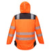 Hazkit - Portwest PW3 Hi-Vis Cold Certified Protect up to -40°C Waterproof Winter Jacket - Orange/Black T400 - Portwest