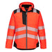 Hazkit - Portwest PW3 Hi-Vis Cold Certified Protect up to -40°C Waterproof Winter Jacket - Red/Black T400 - Portwest