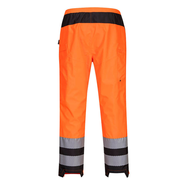 Hazkit - Portwest PW3 Hi Vis Women's Waterproof Rain Trousers - Rail Spec - Orange PW386 - Portwest