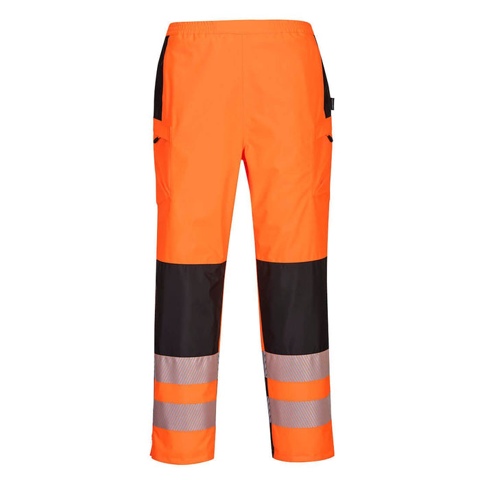 Hazkit - Portwest PW3 Hi Vis Women's Waterproof Rain Trousers - Rail Spec - Orange PW386 - Portwest