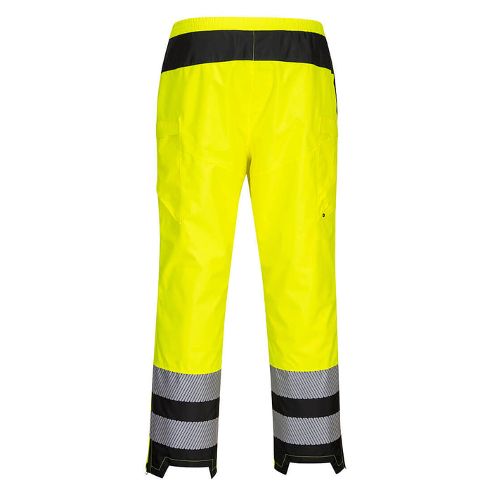 Hazkit - Portwest PW3 Hi Vis Women's Waterproof Rain Trousers - Yellow PW386 - Portwest